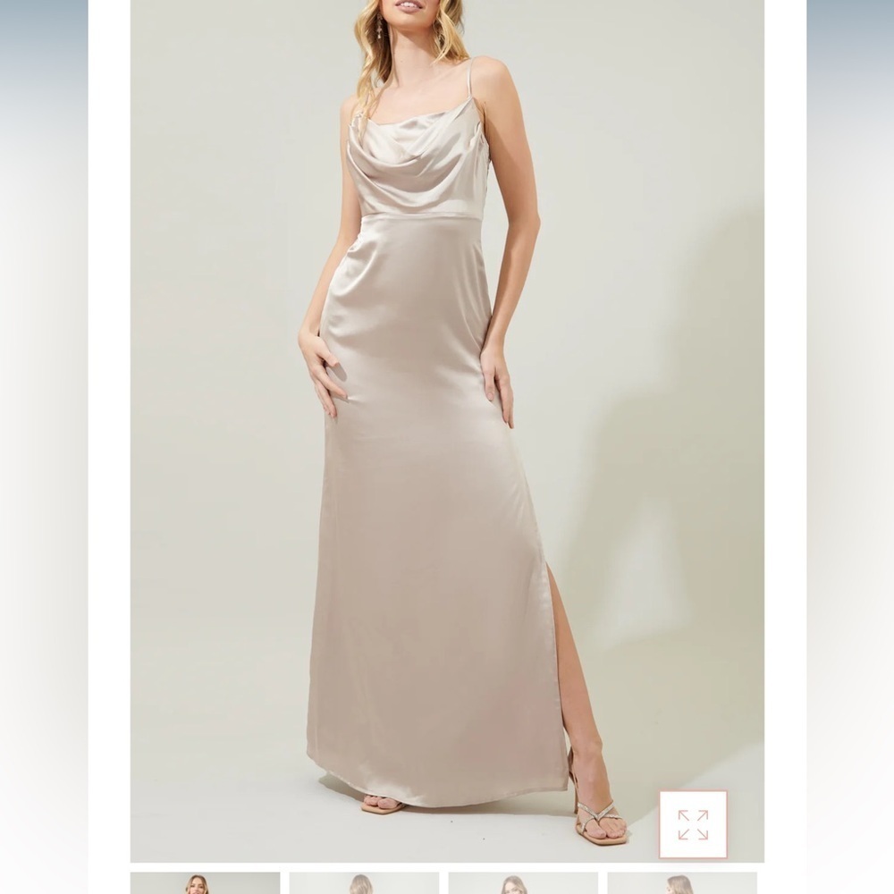 Sugarlips Charisma Cowl Neck Maxi Dress